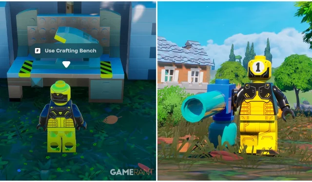 Guide pour fabriquer un lanceur Slurp dans LEGO Fortnite Odyssey