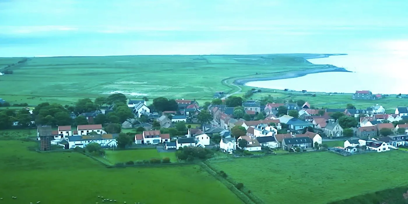 Paisagem da Ilha Sagrada em 28 anos depois