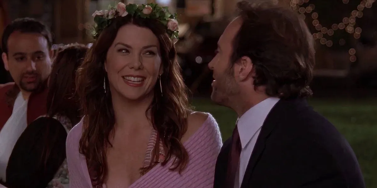 Luke e Lorelai al matrimonio della sorella in Gilmore Girls