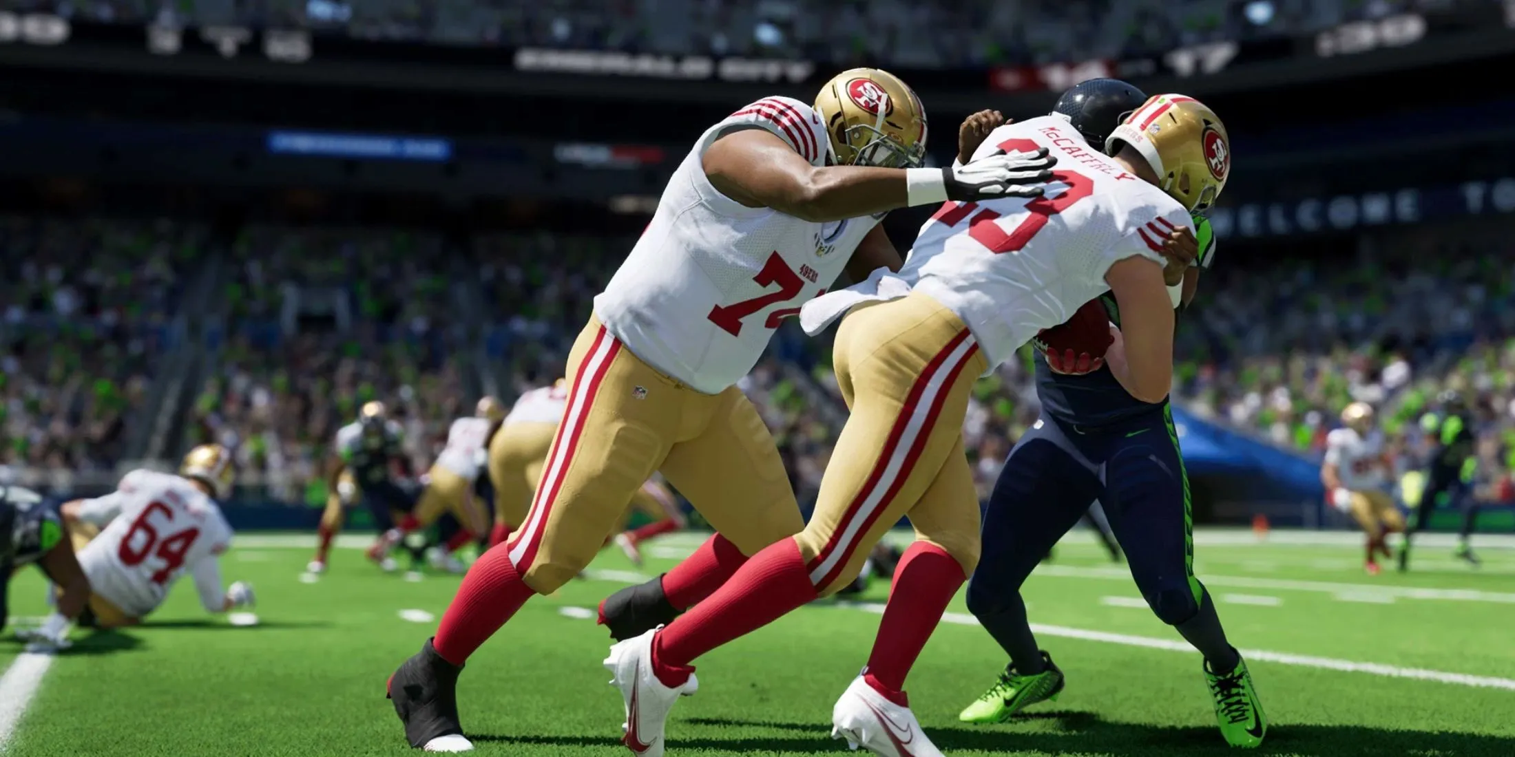 《Madden NFL》中的進攻者與防守者