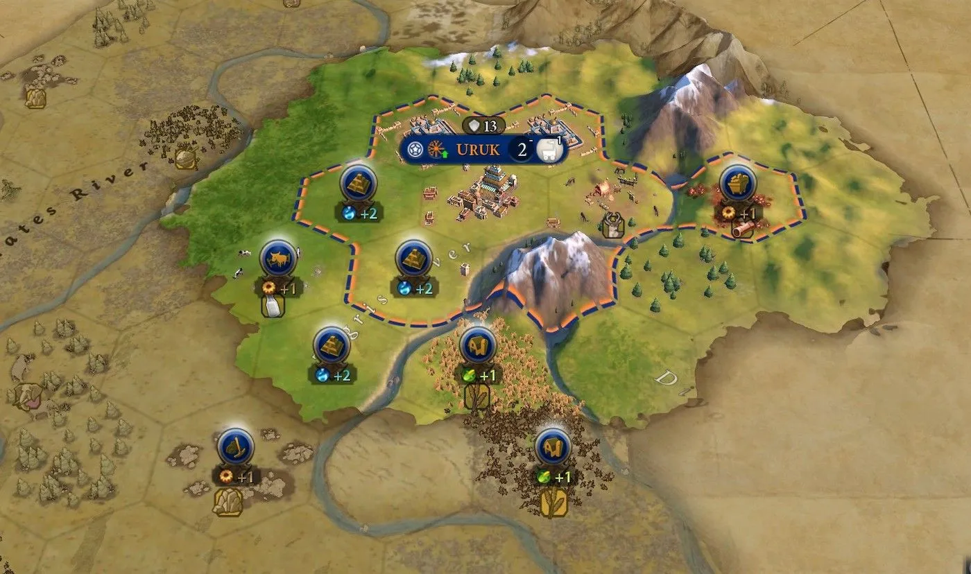 Civ 6 のマップ タック