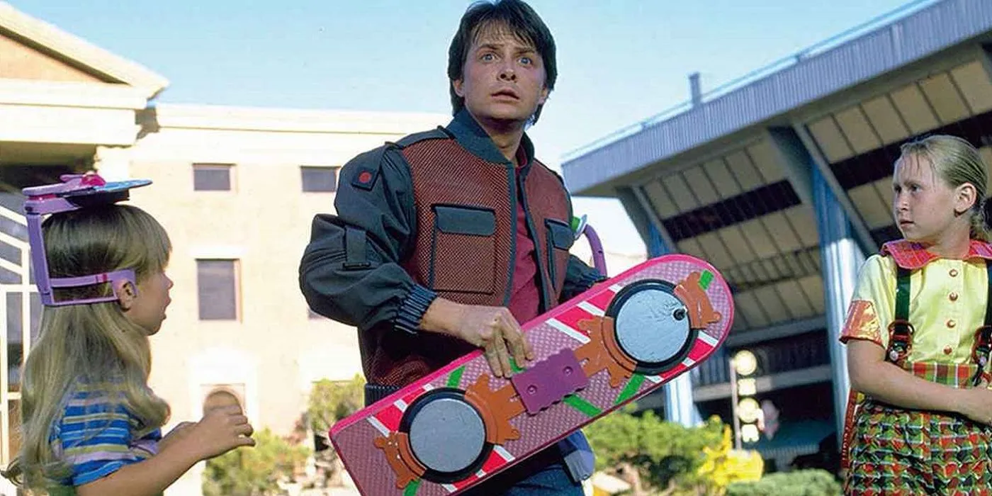 Marty con l'Hoverboard