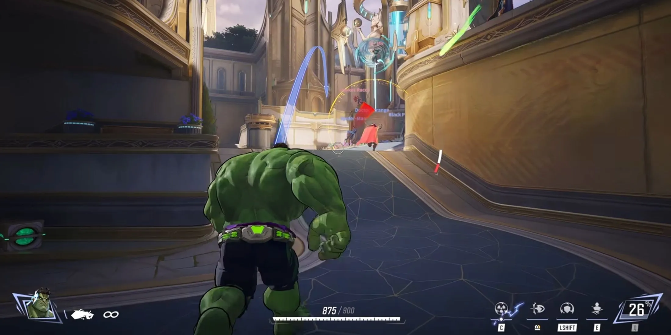 Marvel Rivals Hulk in Aktion