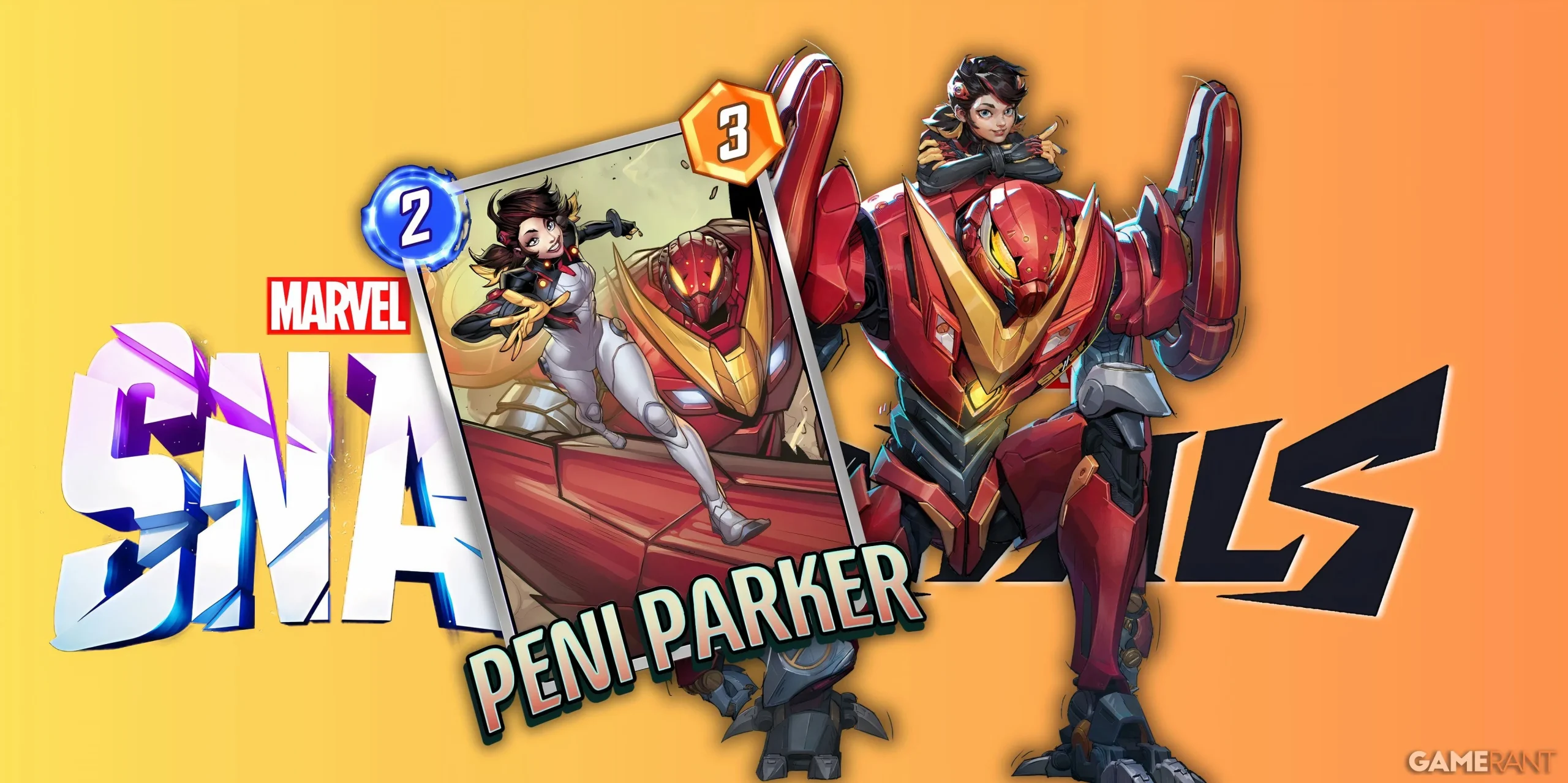 Peni Parker in Marvel Snap e Marvel Rivals.