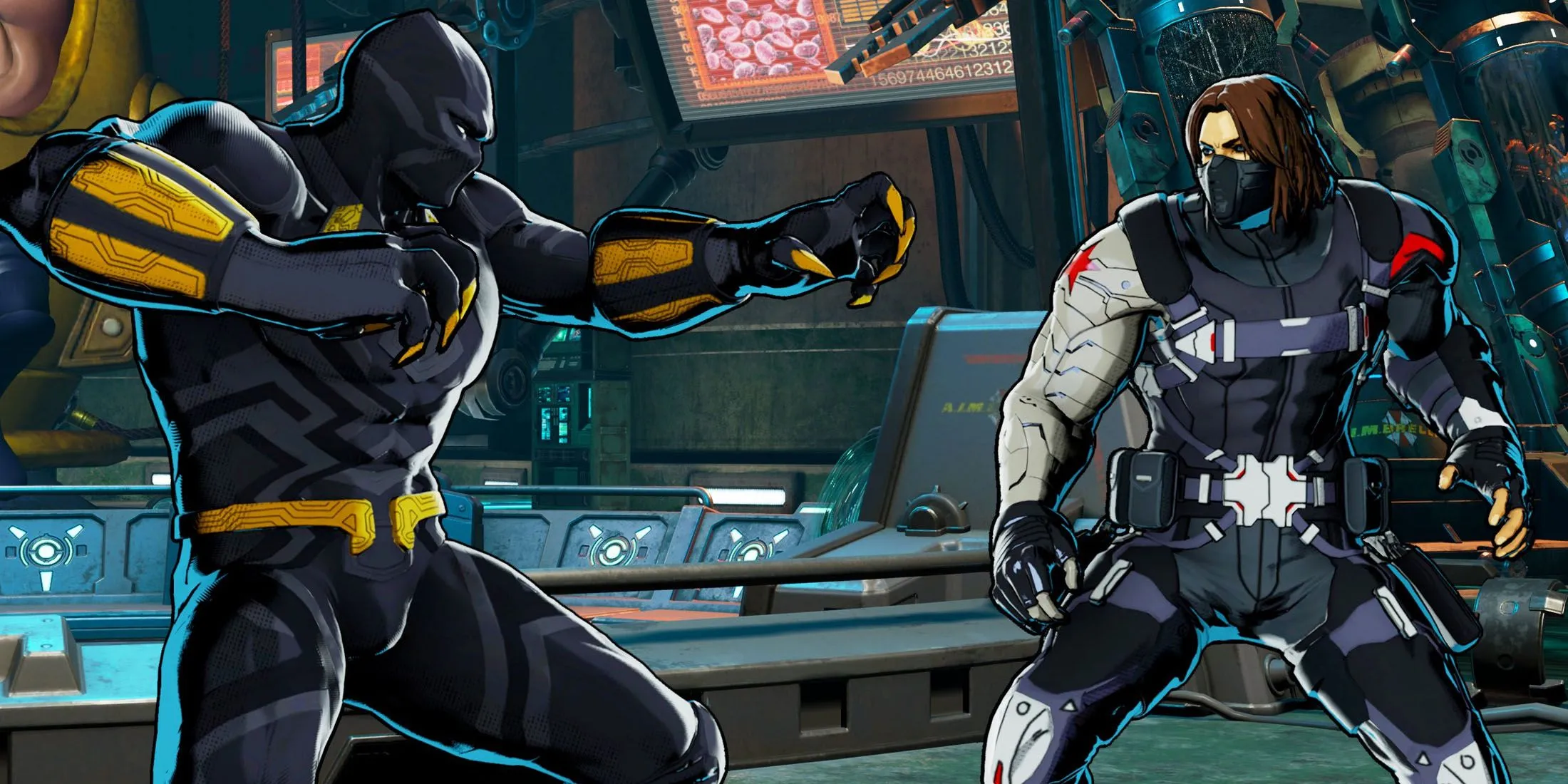 Pantera Negra e Soldado Invernal em Marvel vs. Capcom Infinite & Beyond Mod