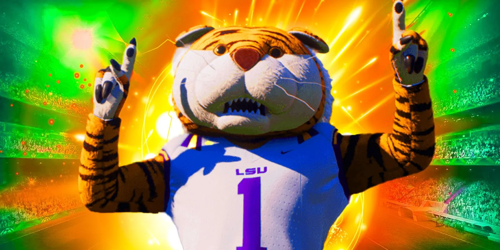 EA Sports College Football 25 Louisiana State University mascot