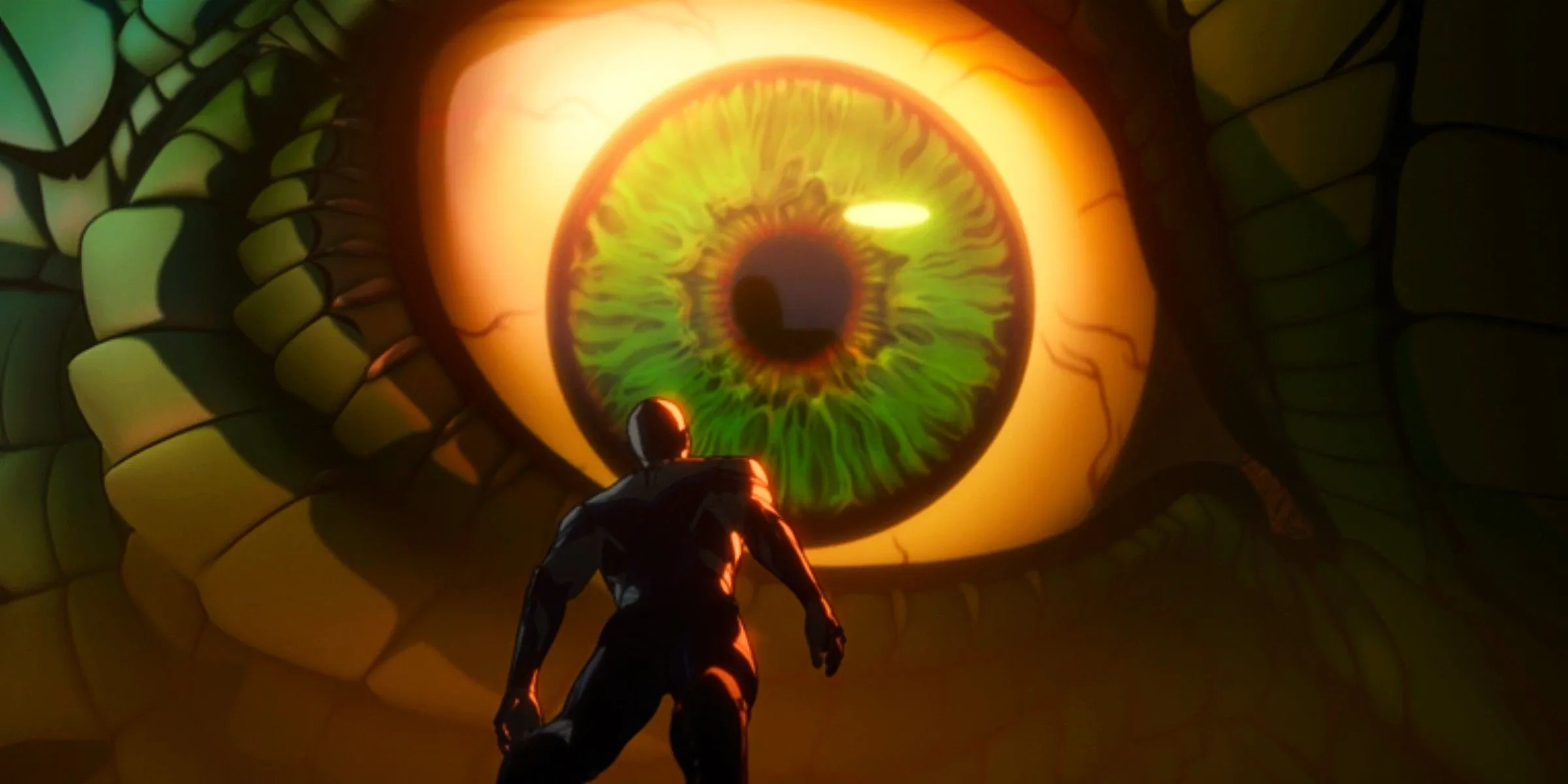 El ojo gigante de Mega Hulk en la tercera temporada de What If...?