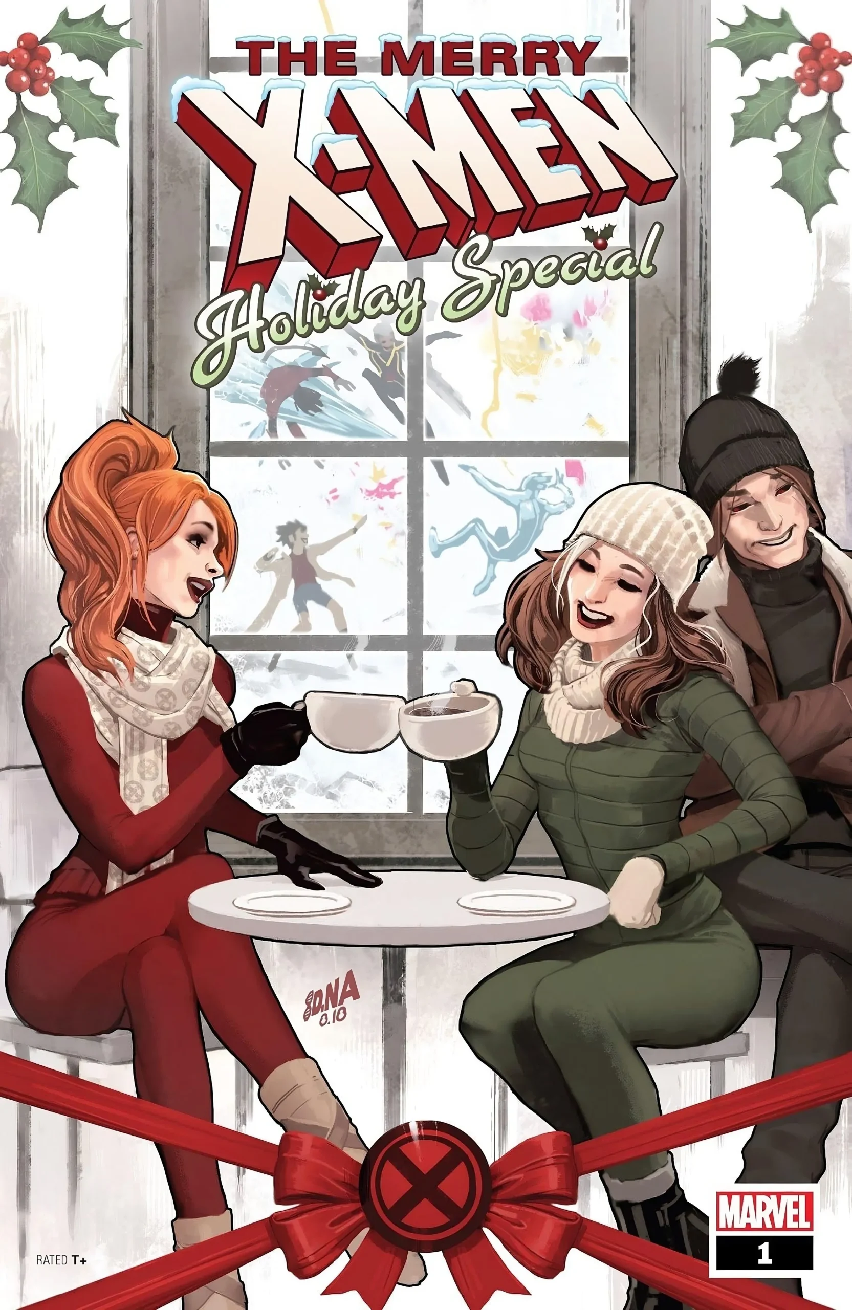 Portada del cómic: Especial de vacaciones de Merry X-Men.