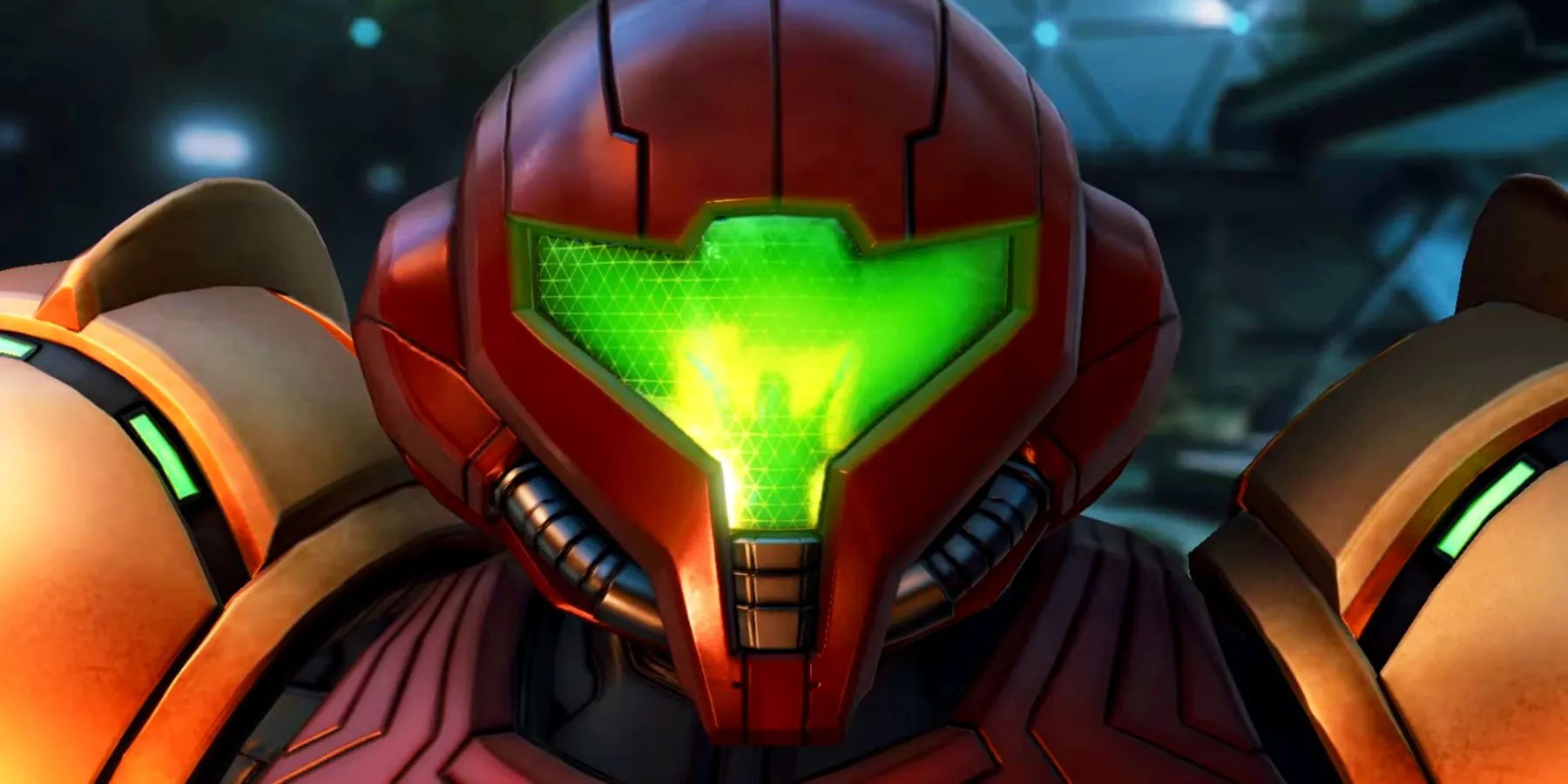 Gros plan de Samus dans Metroid Prime 4: Beyond