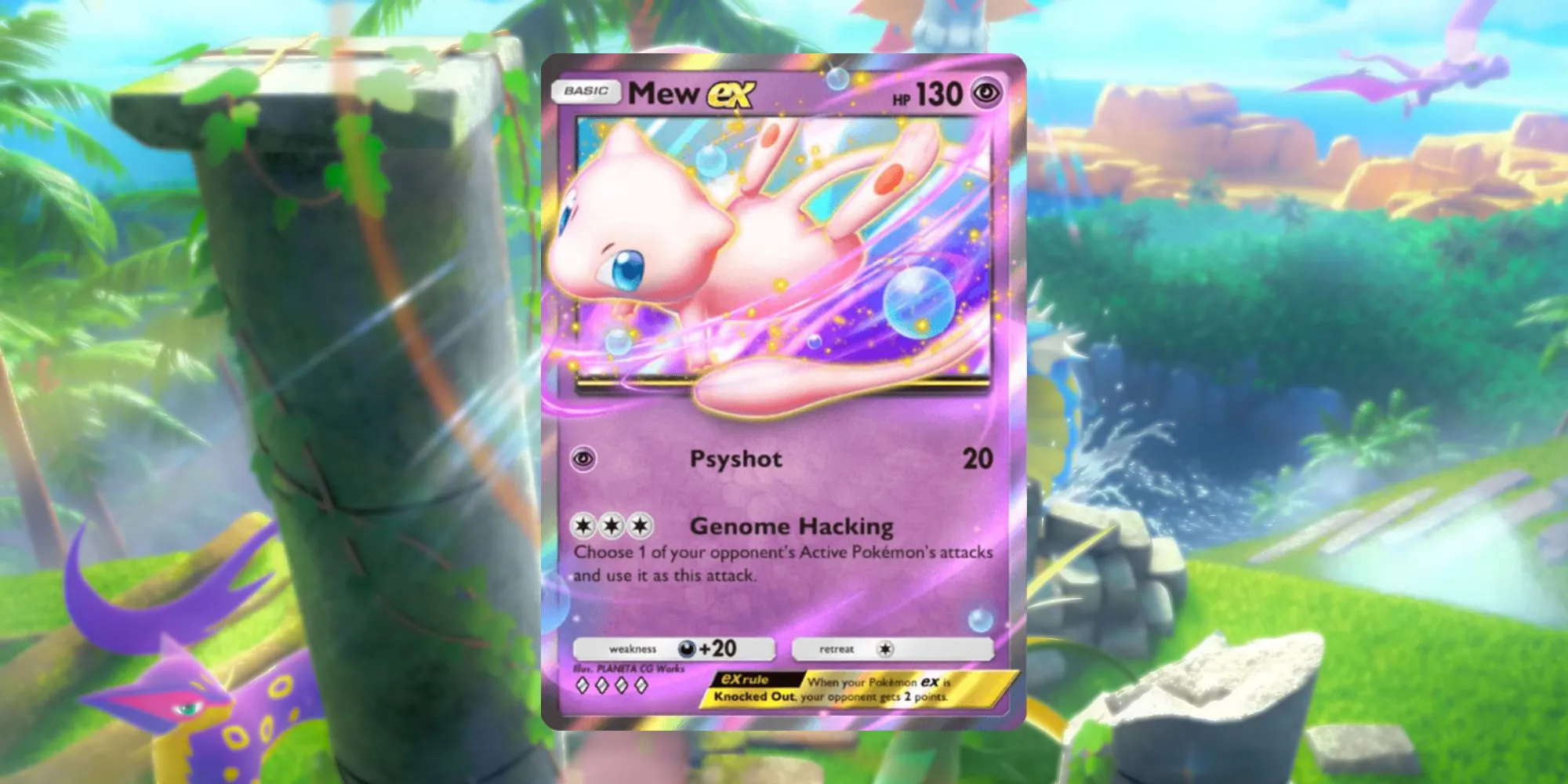 Pokémon TCG Pocket 中的 Mew ex 卡