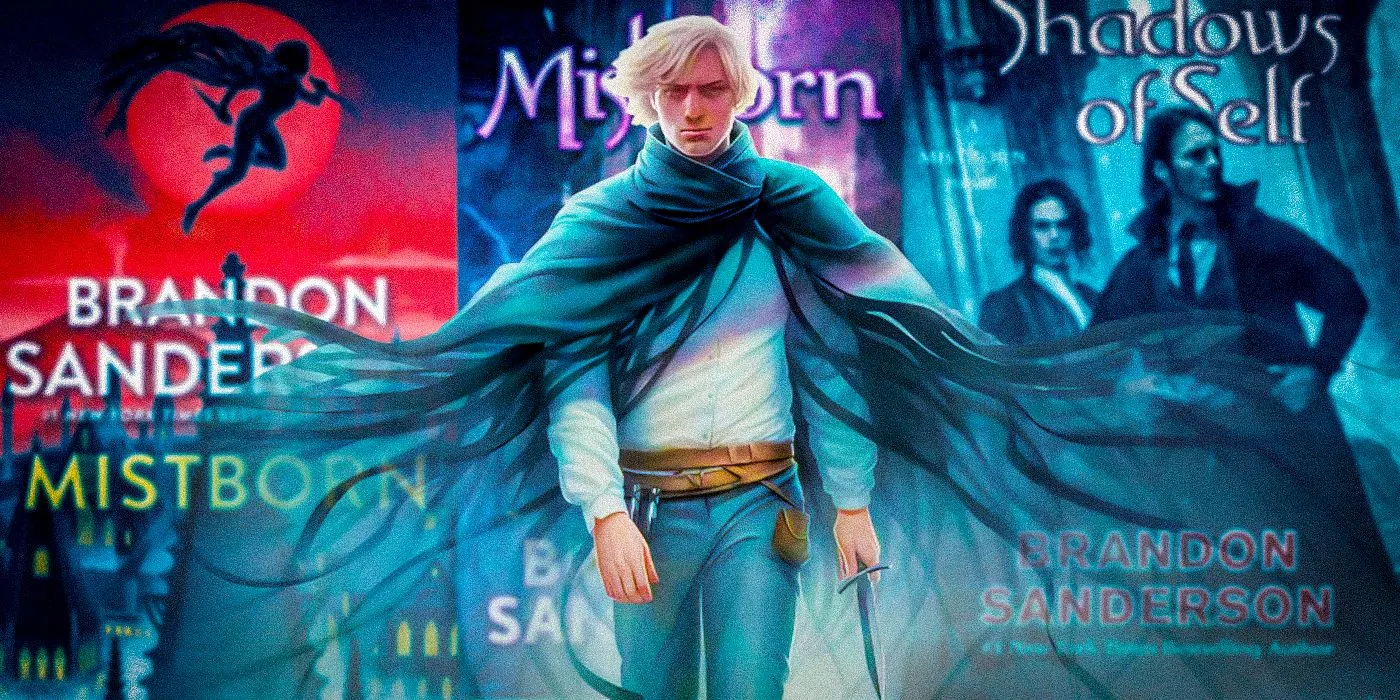 Portadas de los libros de Kelsier y Mistborn