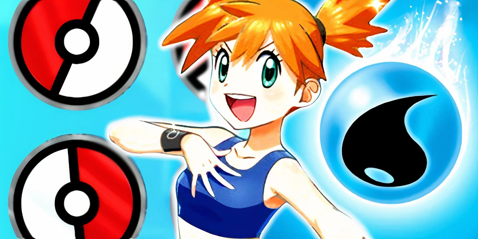 Misty di Pokémon TCG Pocket con monete e un'energia d'acqua