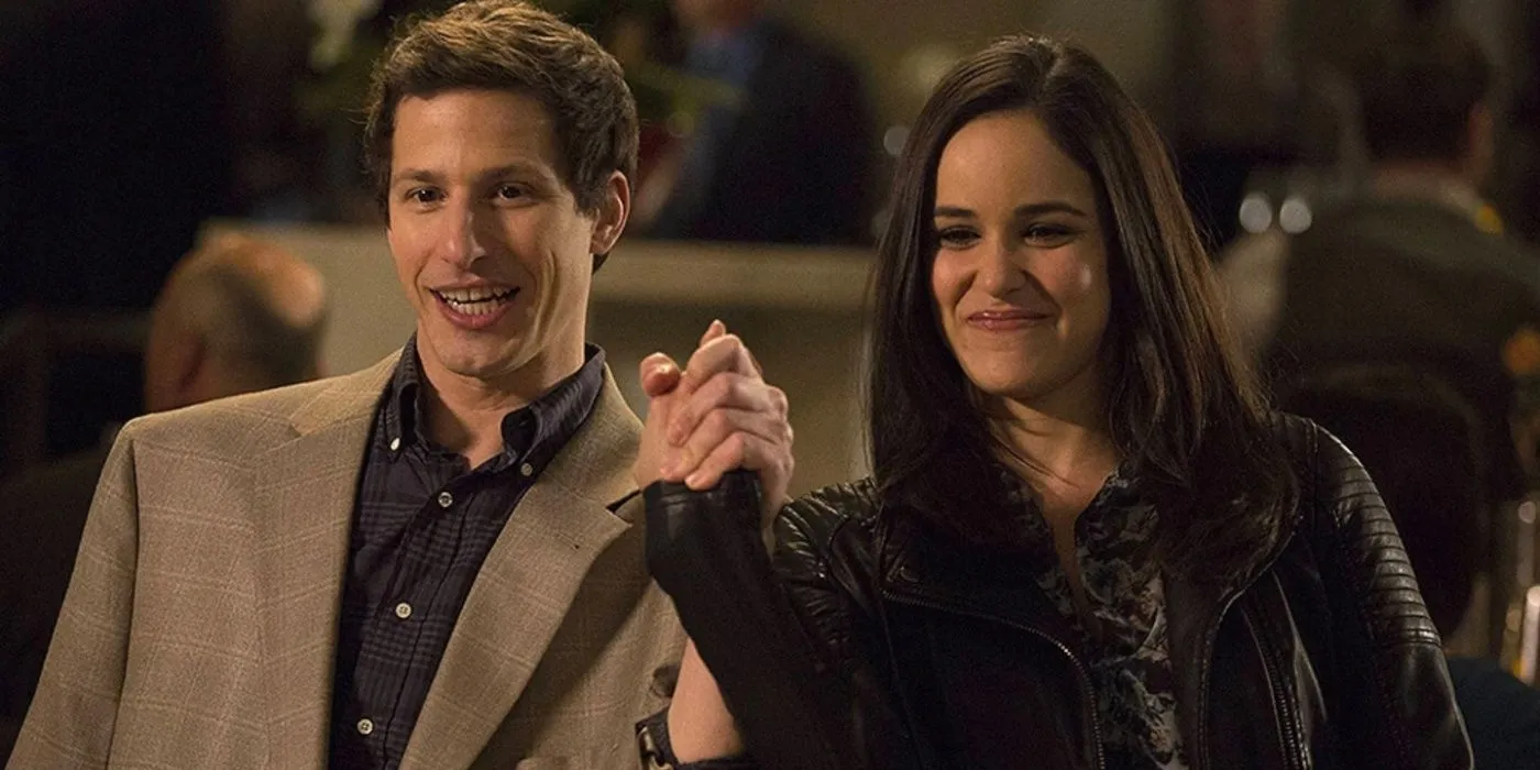 Jake e Amy si tengono per mano a Brooklyn Nine-Nine