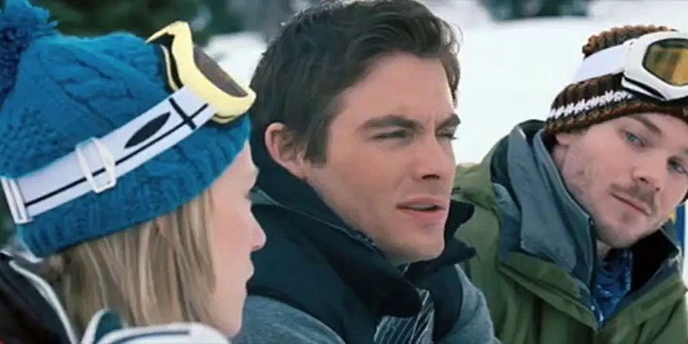 Dan (Kevin Zeger), Joe (Shawn Ashmore) i Parker (Emma Bell) polują na wyciąg narciarski w Krainie Lodu