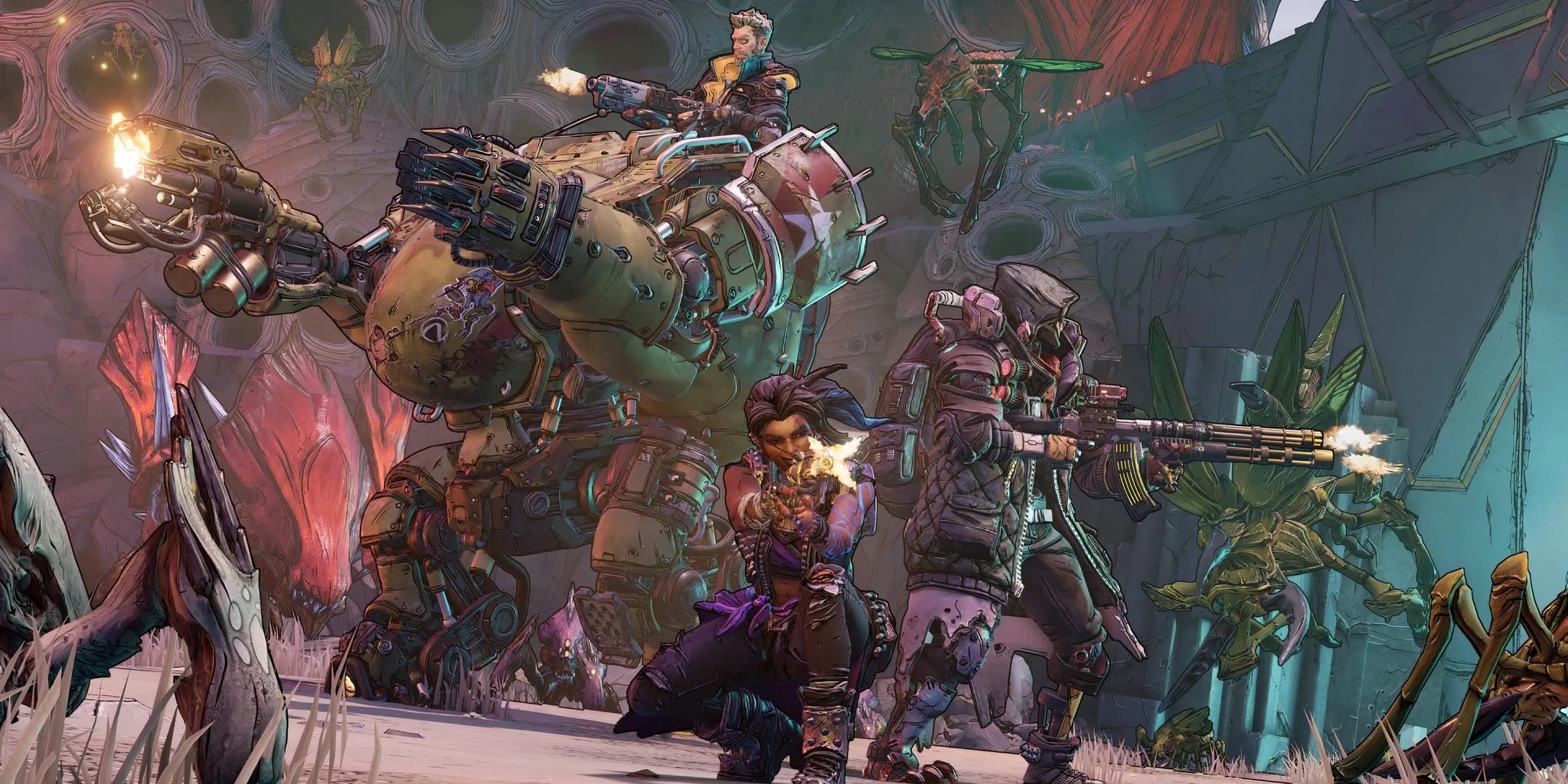 Characters from Borderlands 3