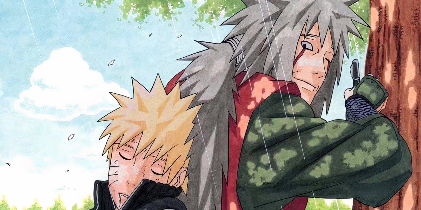 Naruto und Jiraiya