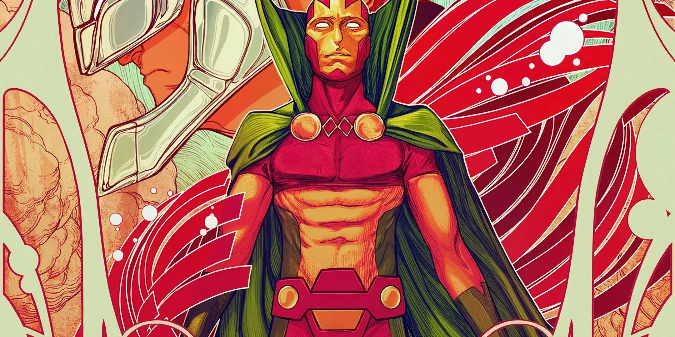 Mister Miracle in a dramatic pose