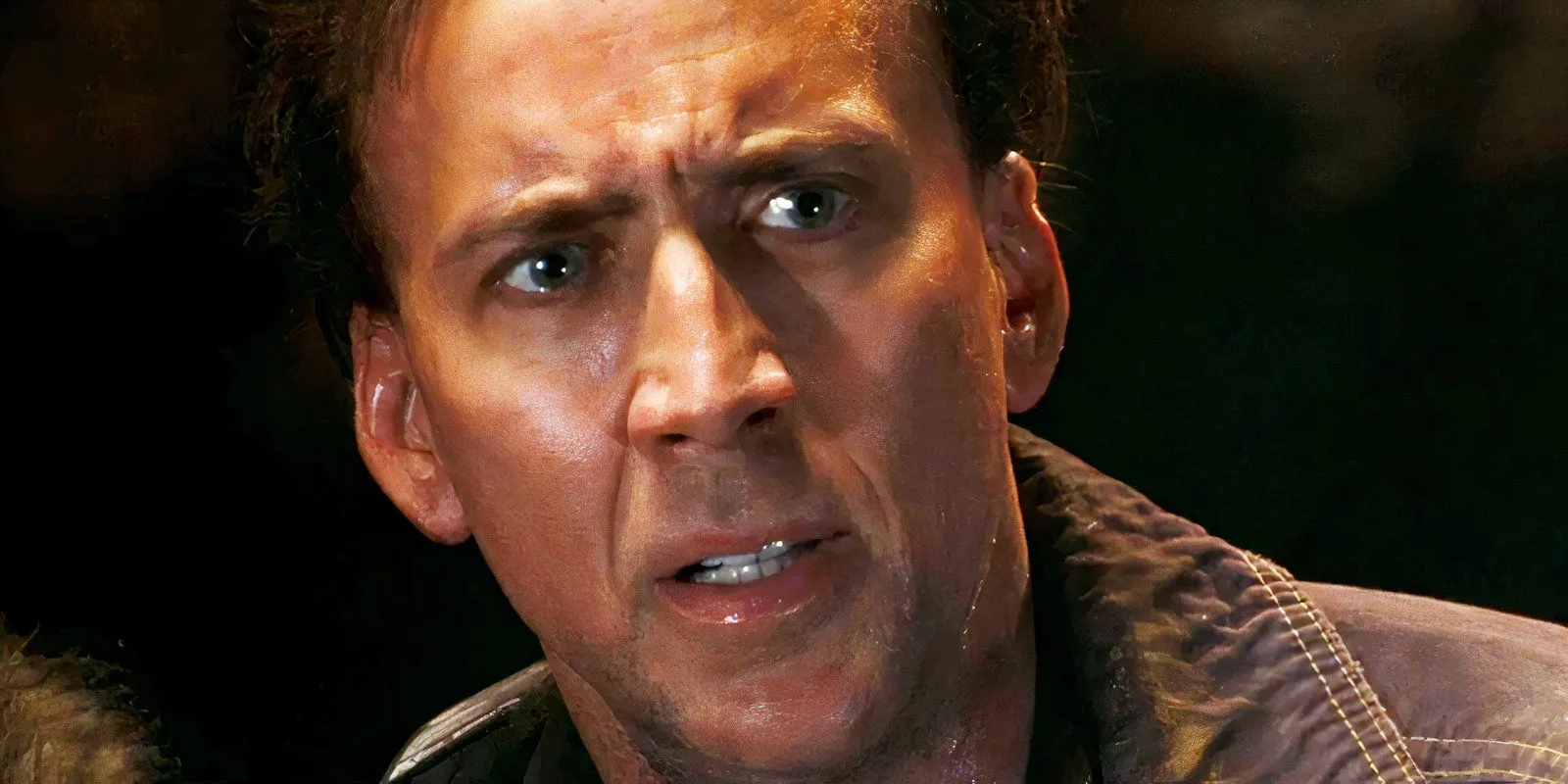 Nicolas Cage como Ben Gates se muestra preocupado en National Treasure 2