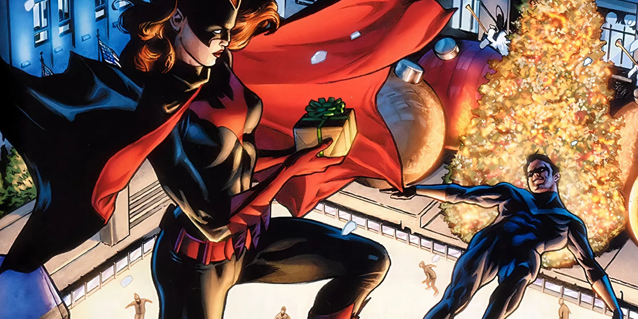 Nightwing fa un regalo a Batwoman DC