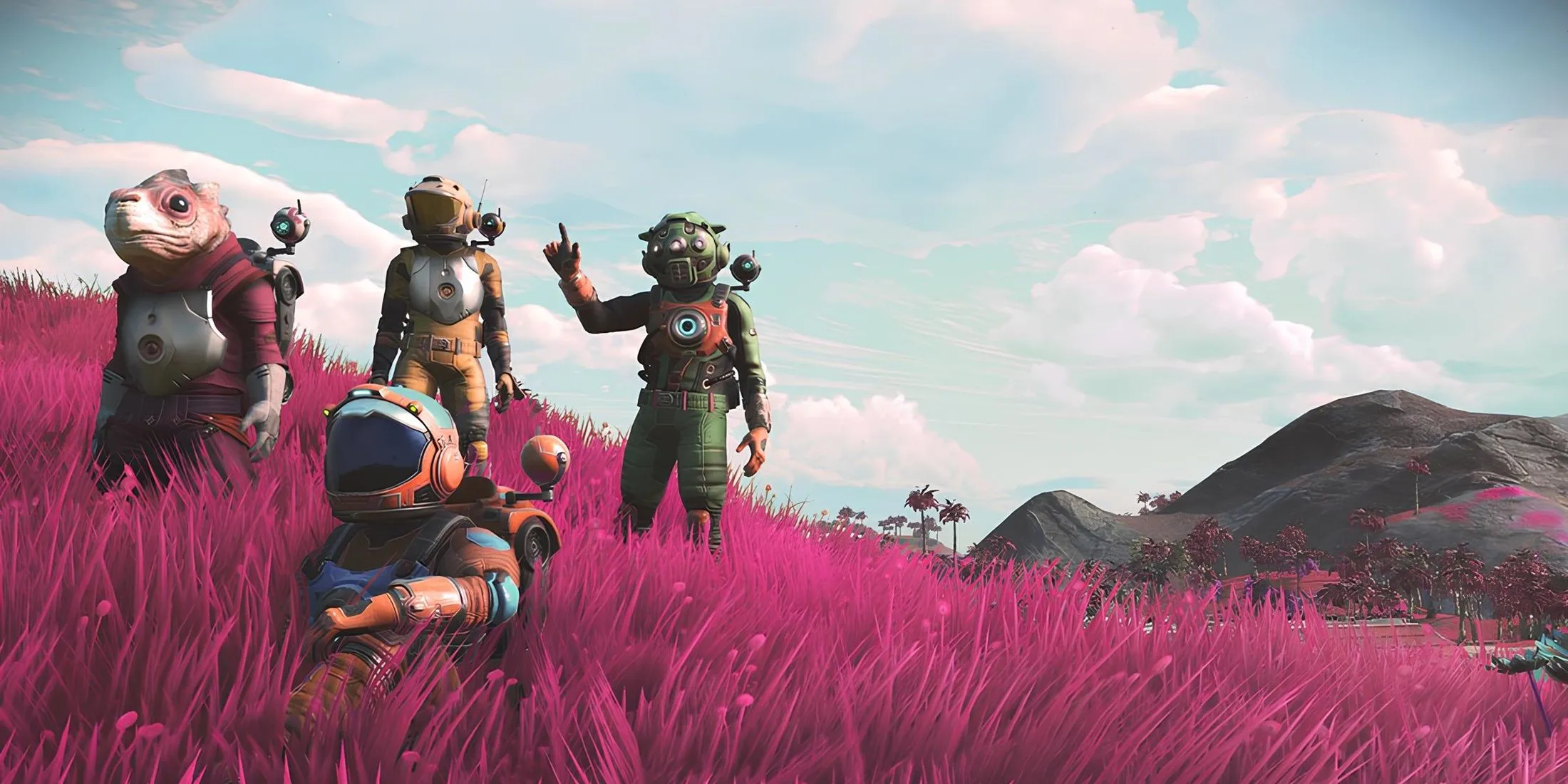 Scena di No Man's Sky