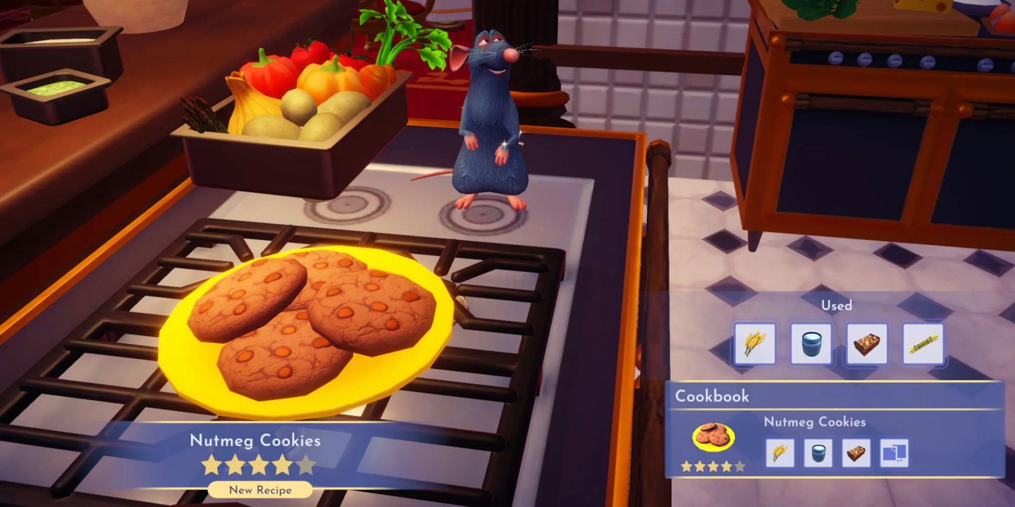 Nutmeg Cookies recipe in Disney Dreamlight Valley