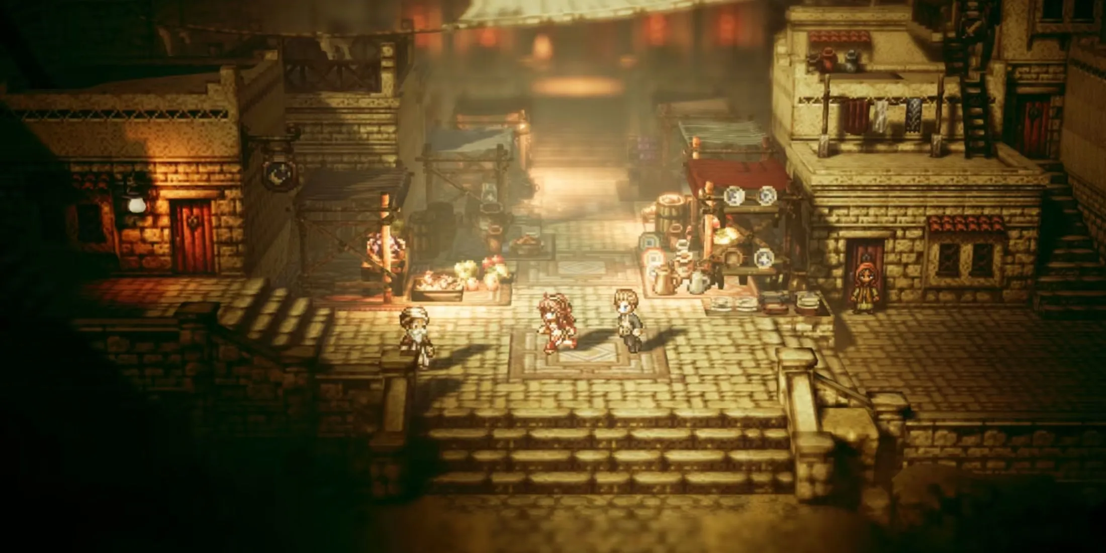 Immagine della città di Octopath Traveler