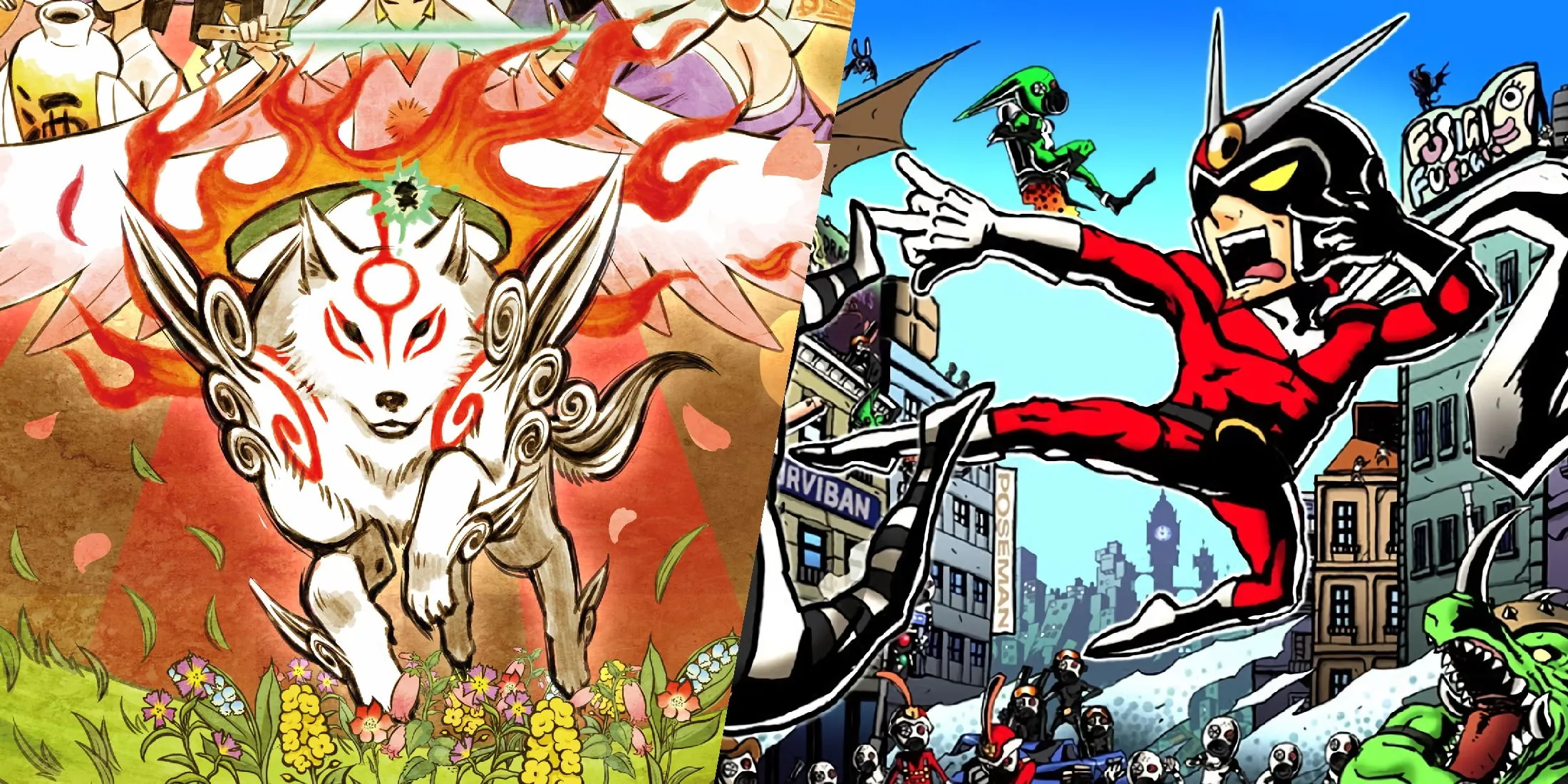 Arte promocional de Okami