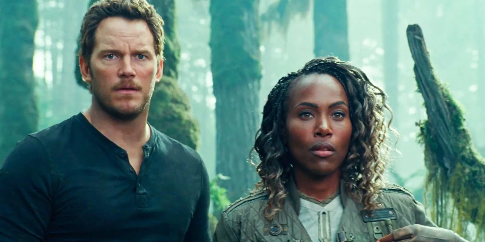 Owen et Kayla dans Jurassic World Dominion