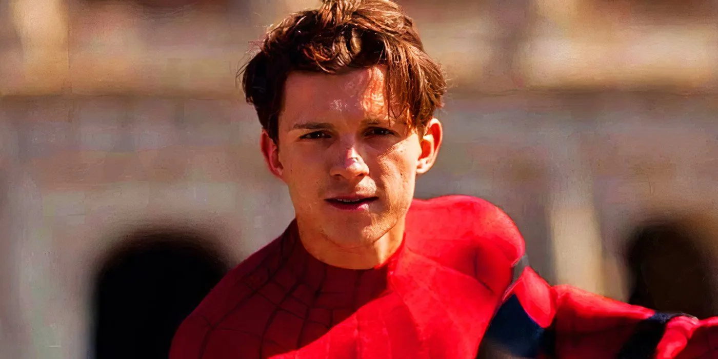 Peter Parker in Spider-Man suit