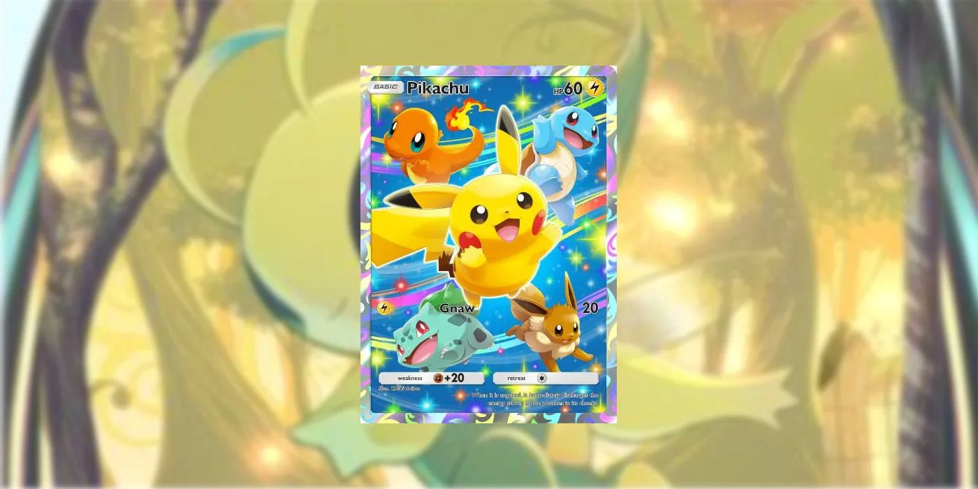 Carte promotionnelle Pikachu