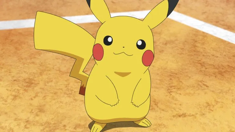 Arte do personagem Pikachu