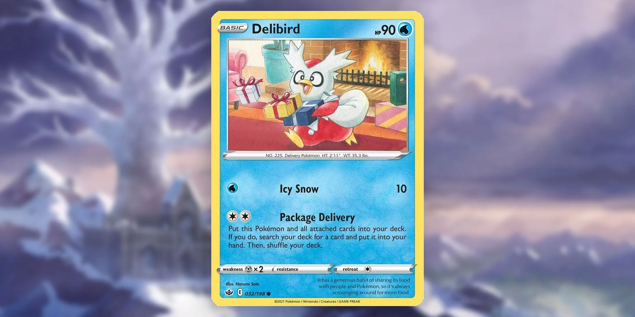 Promoção Delibird Chilling Reign