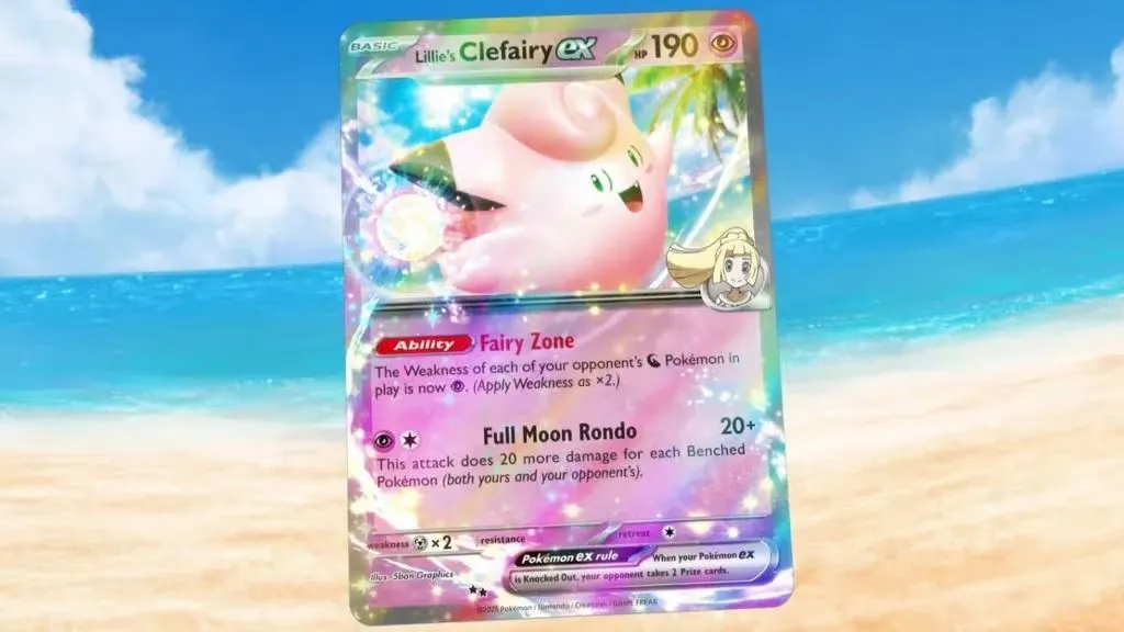 Viaggio insieme con la carta Clefairy di Lillie