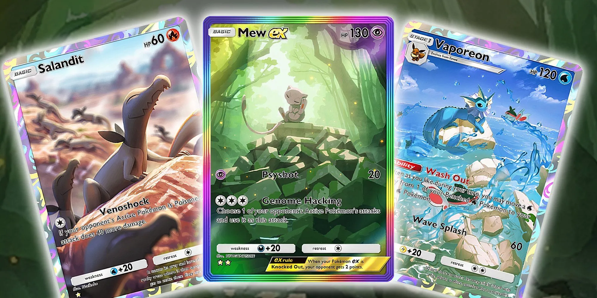 Cartas con arte completo de Mythical Island