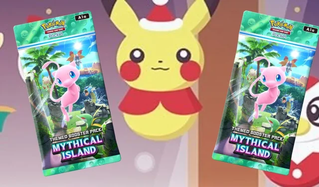 Pacchetti Isola Mitologica omaggio di Pokémon TCG Pocket per le festività natalizie