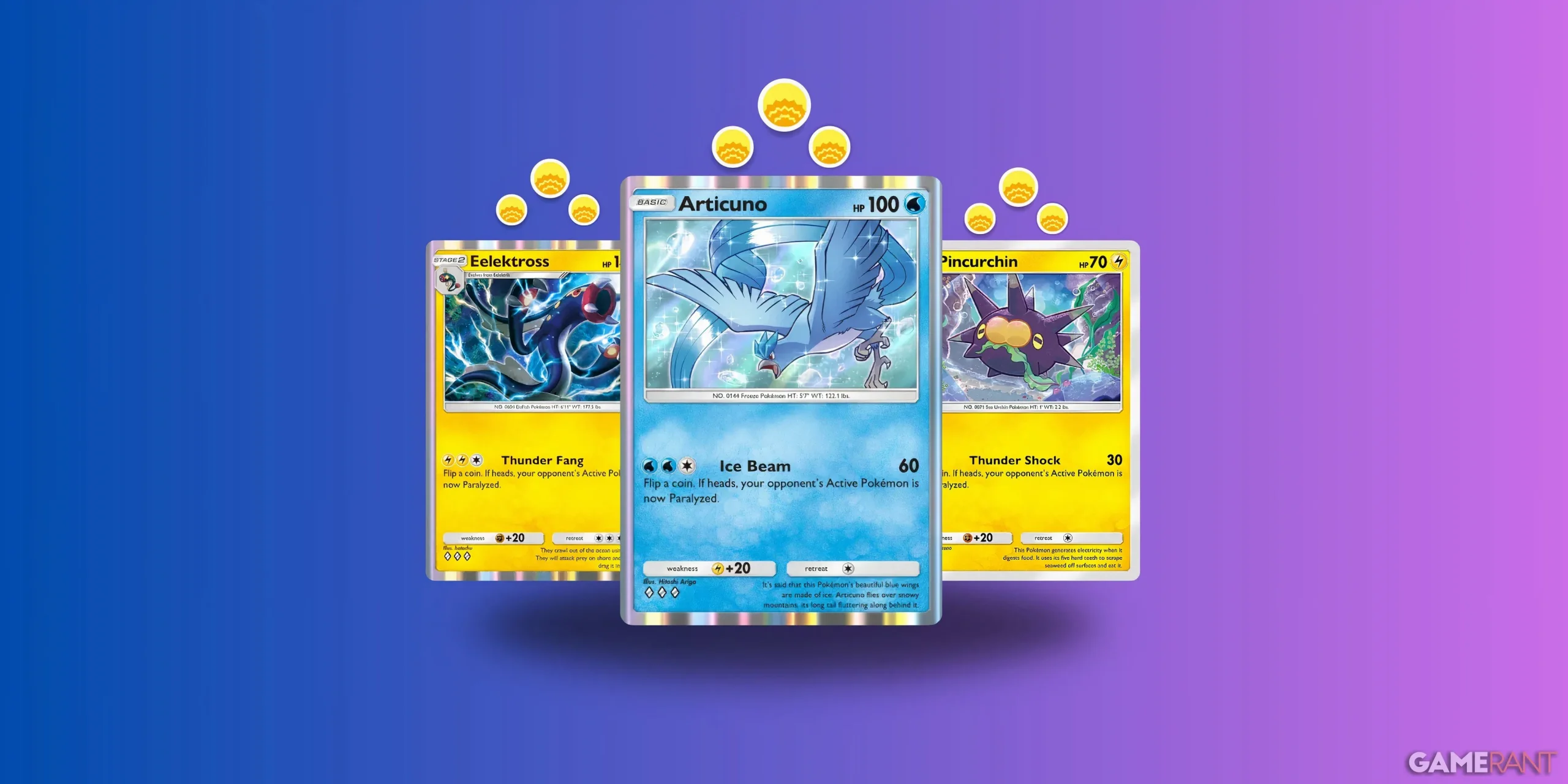 le carte paralizza in pokemon tcg pocket.