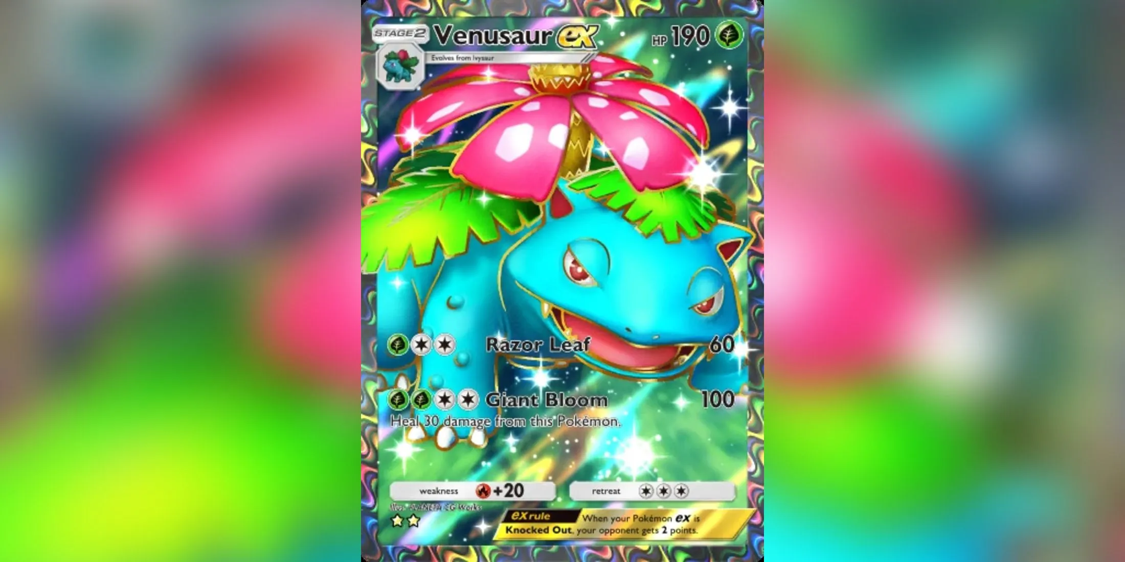 Pokémon Sammelkartenspiel - Pocket Bisaflor Ex