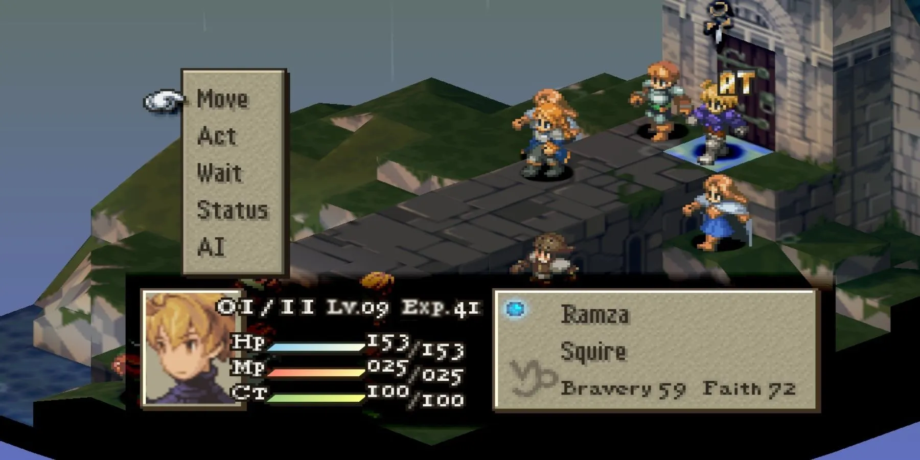 Capture d'écran de Final Fantasy Tactics