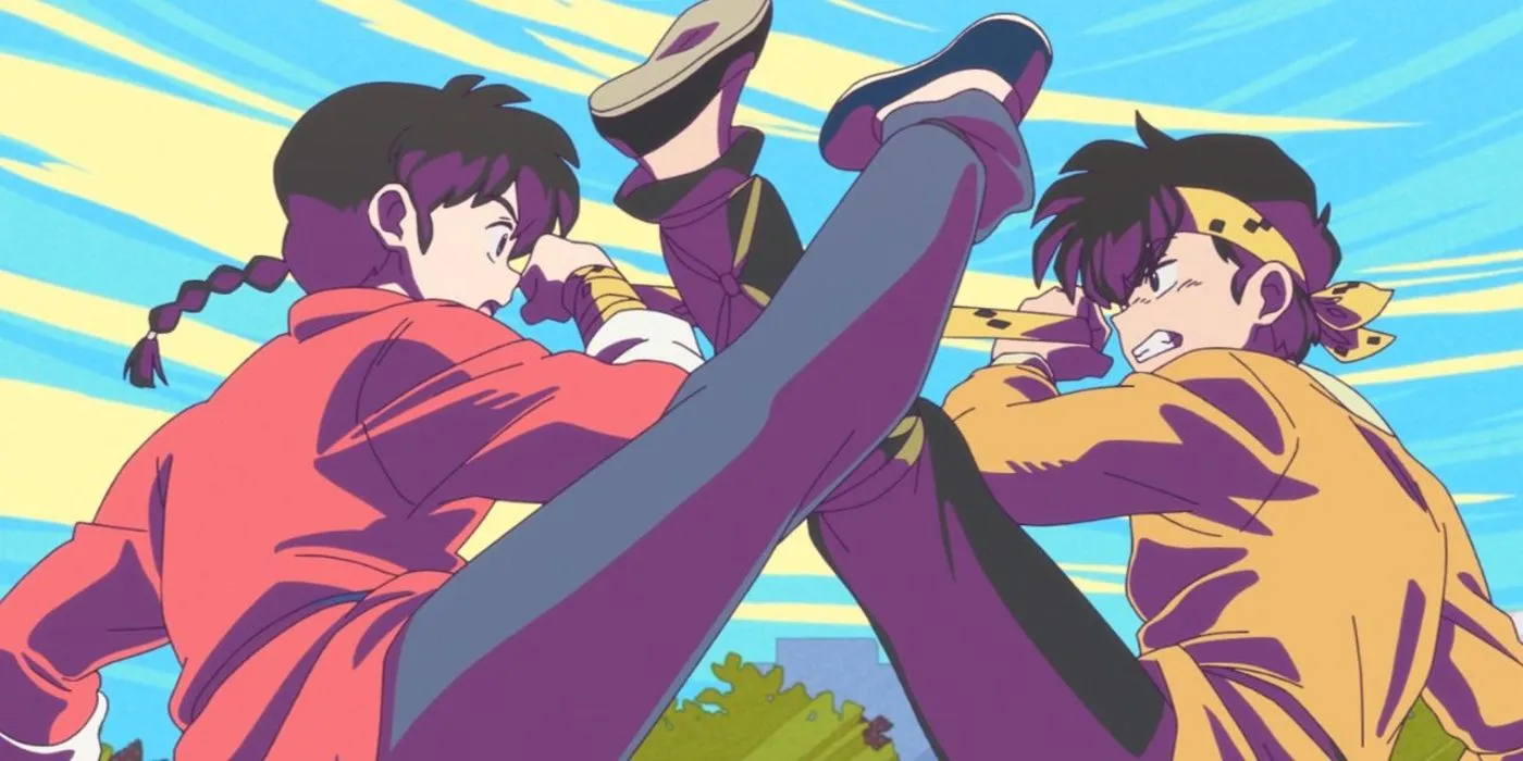 Ranma and Ryoga