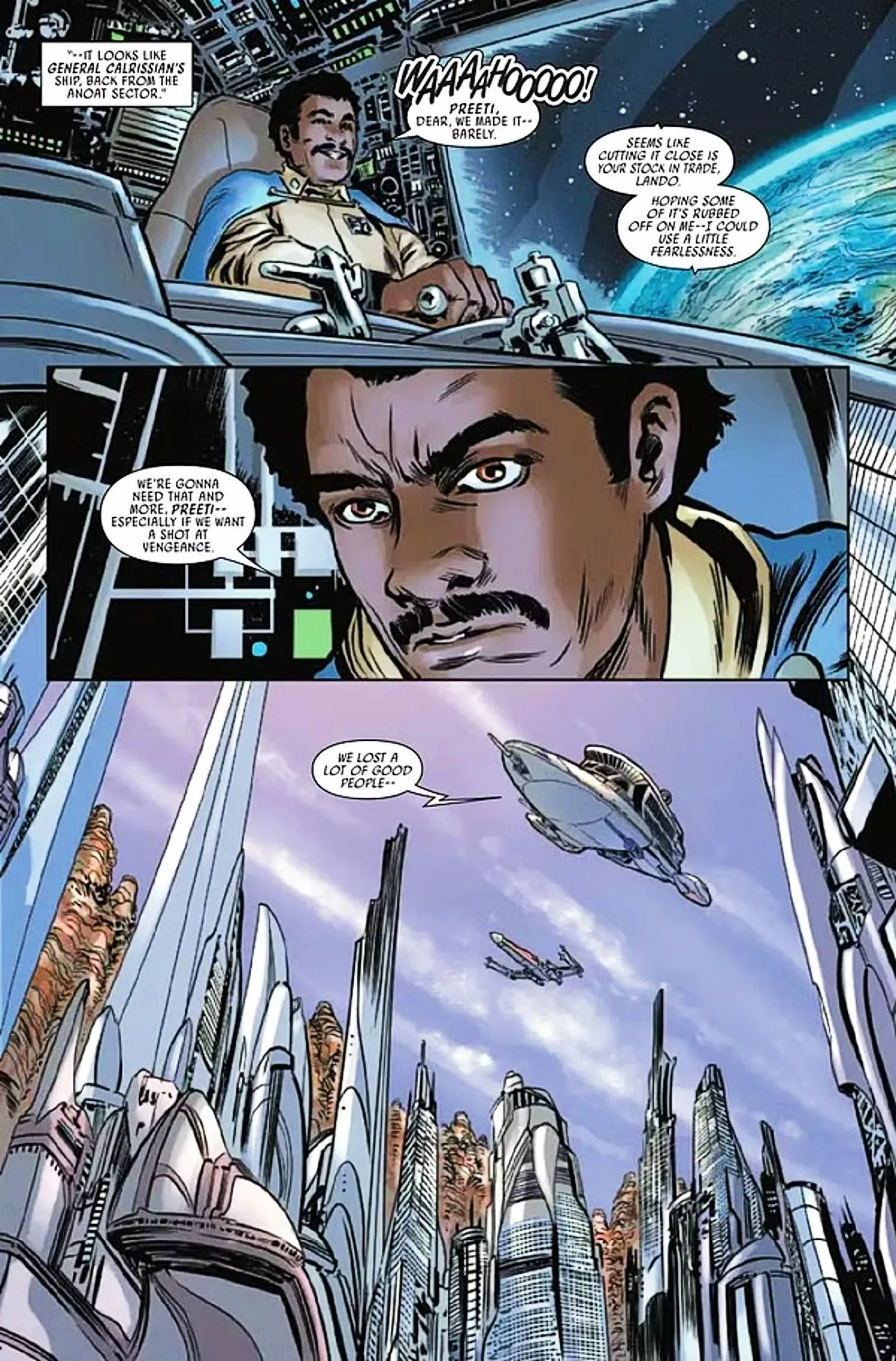 Lando Calrissian torna a Coruscant