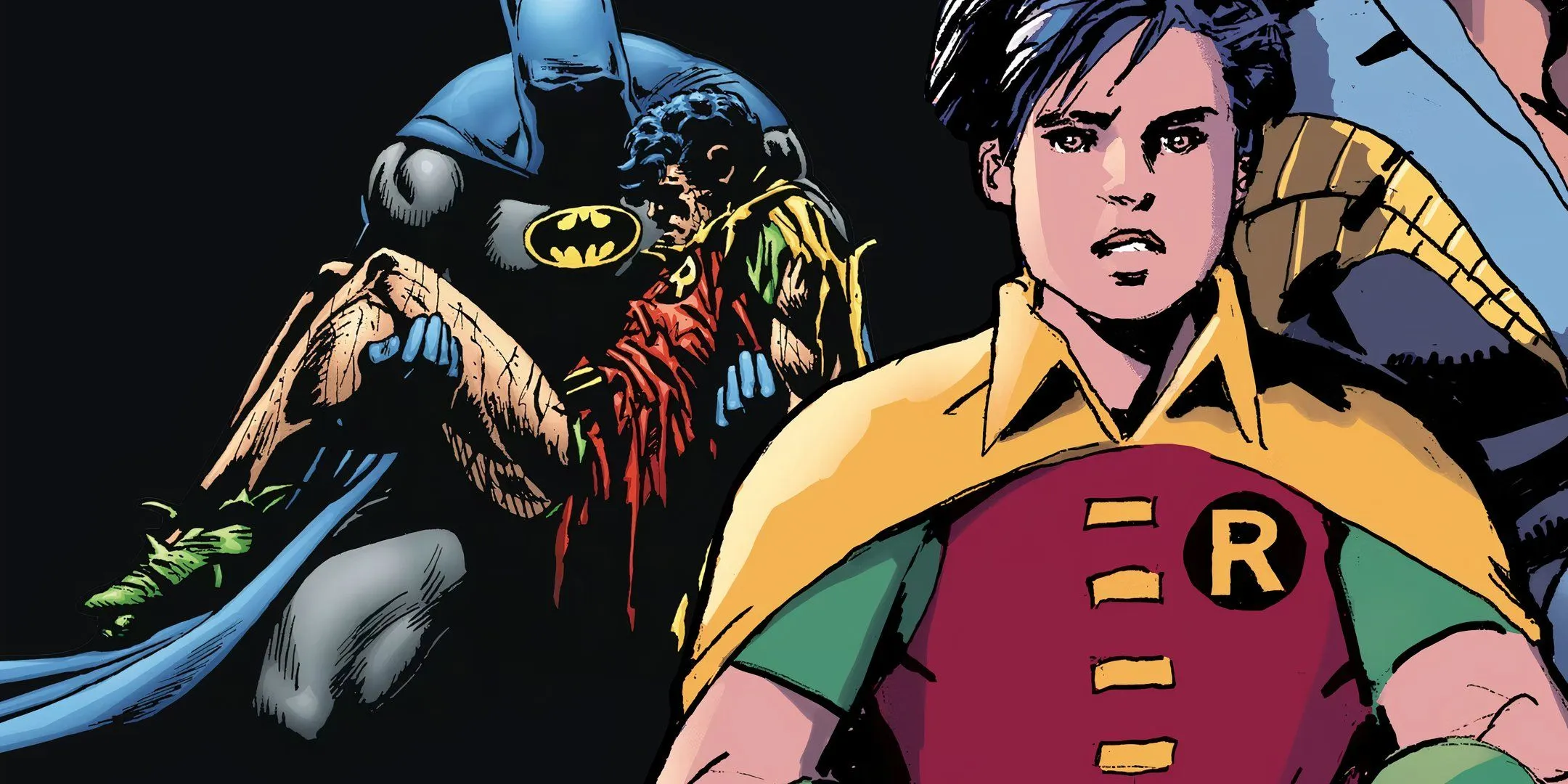 Batman and Jason Todd scene