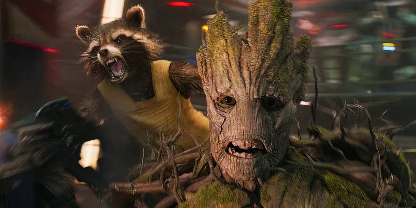 Rocket and Groot