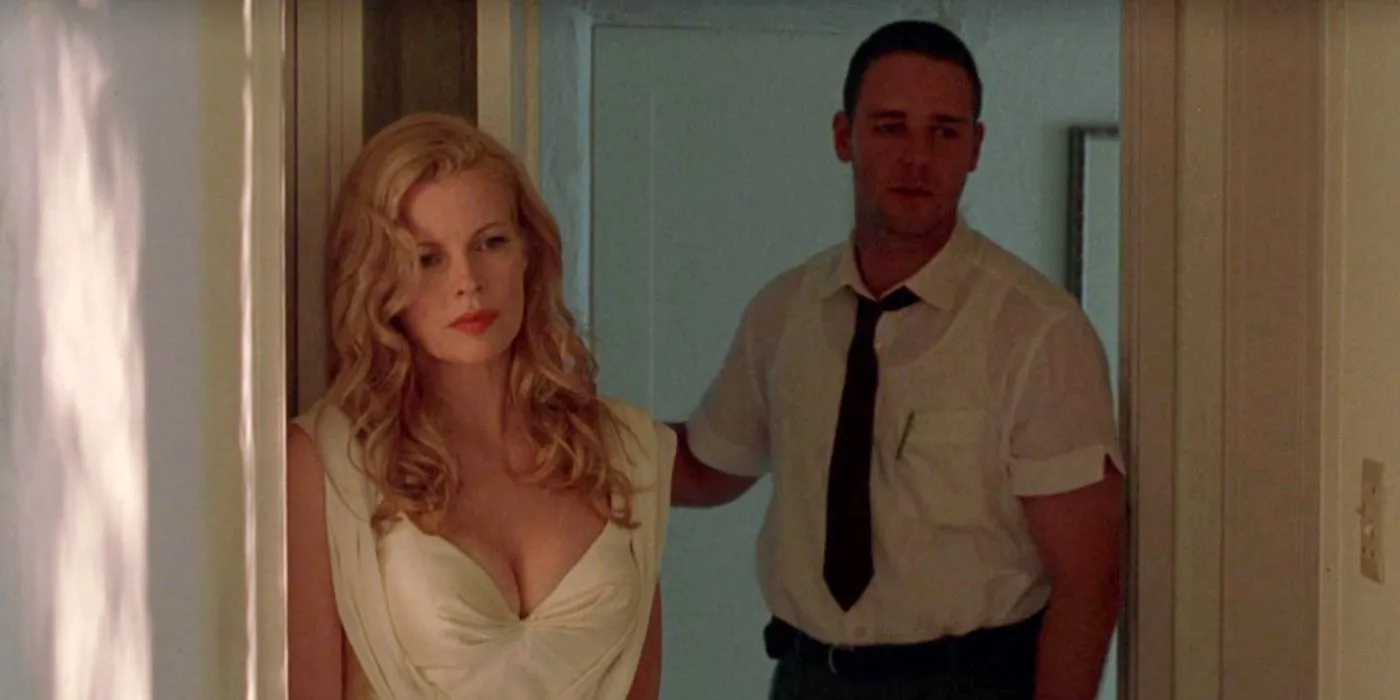 Kim Basinger y Russell Crowe