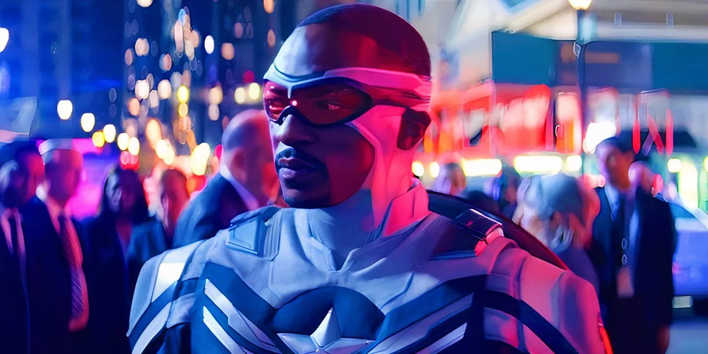 Sam Wilson dando su primer discurso como Capitán América