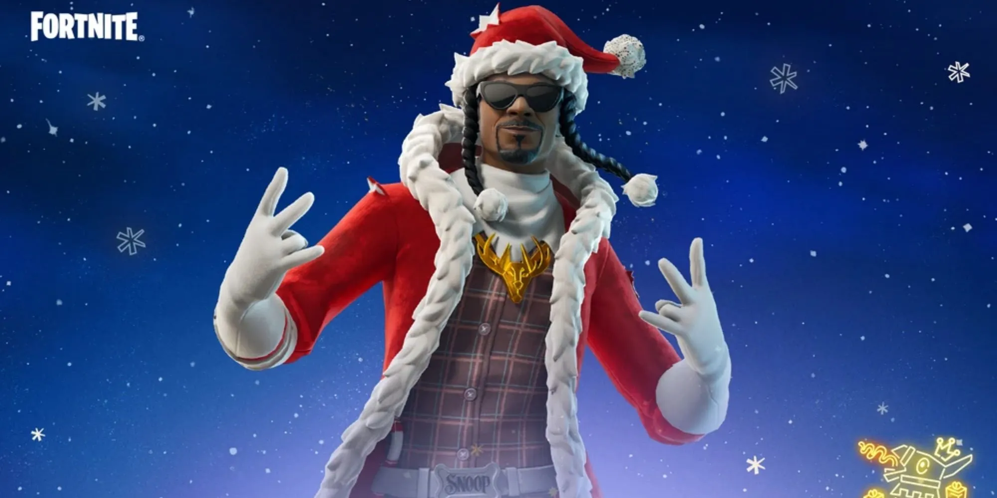 Aspecto de Santa Dogg del Festival de Invierno de Fortnite