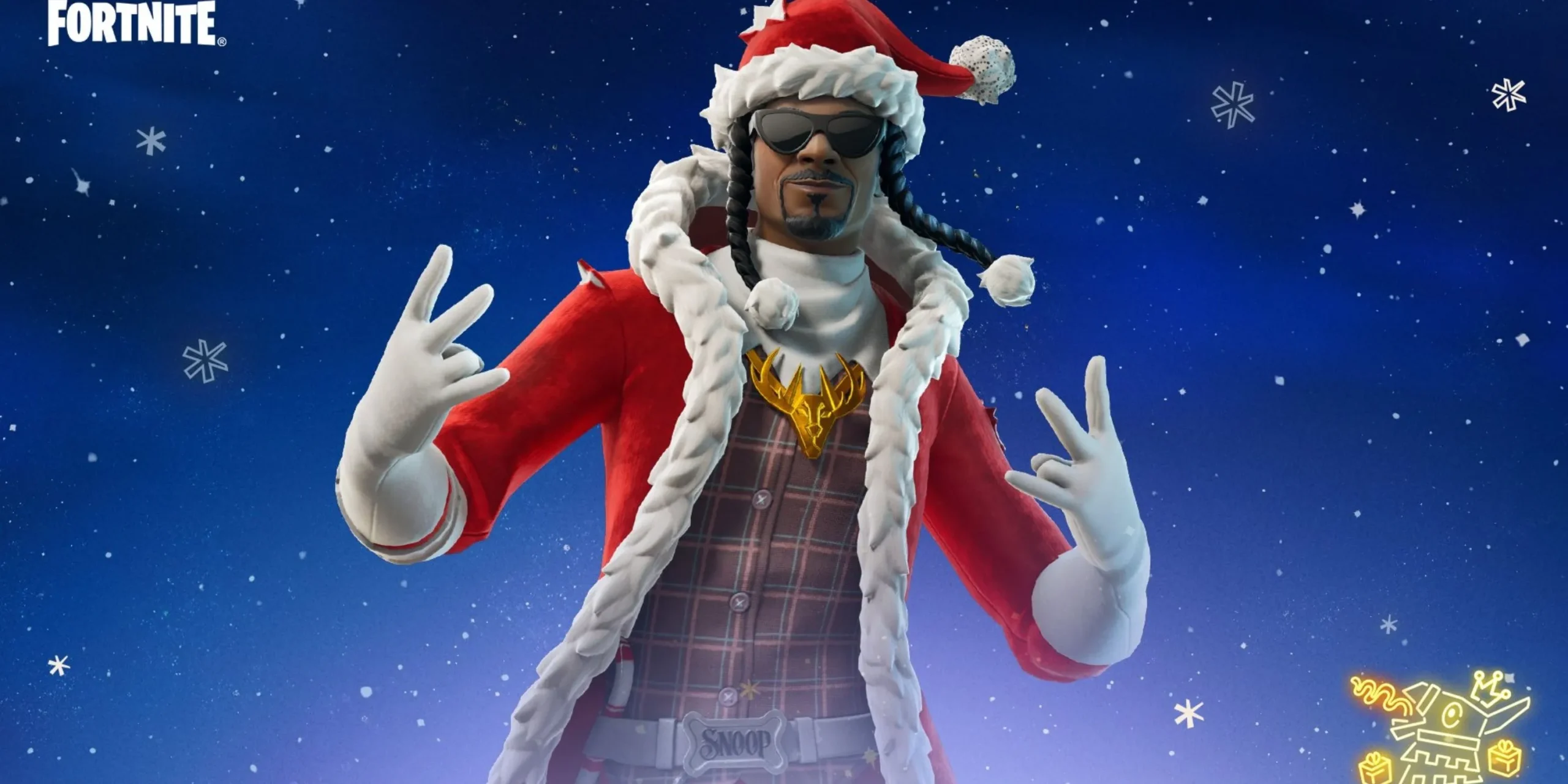 Skin de Santa Dogg dans Fortnite