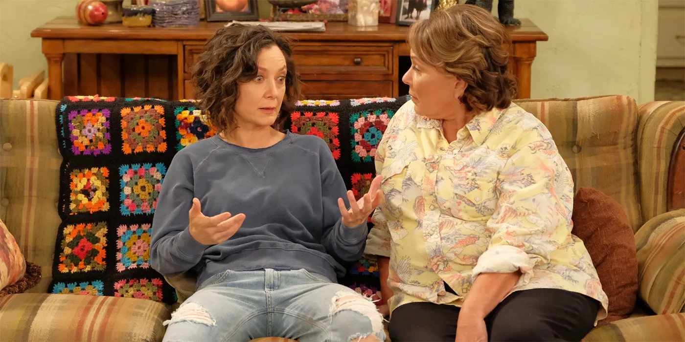 Sara Gilbert et Roseanne Barr