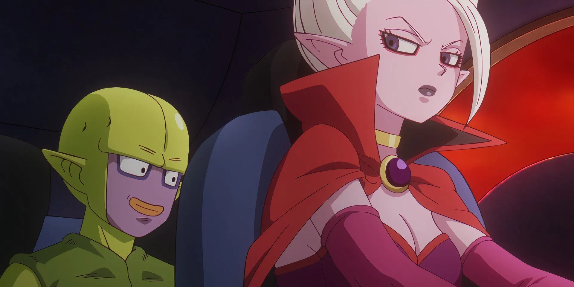 Majin Kuu looking disappointed beside Arinsu