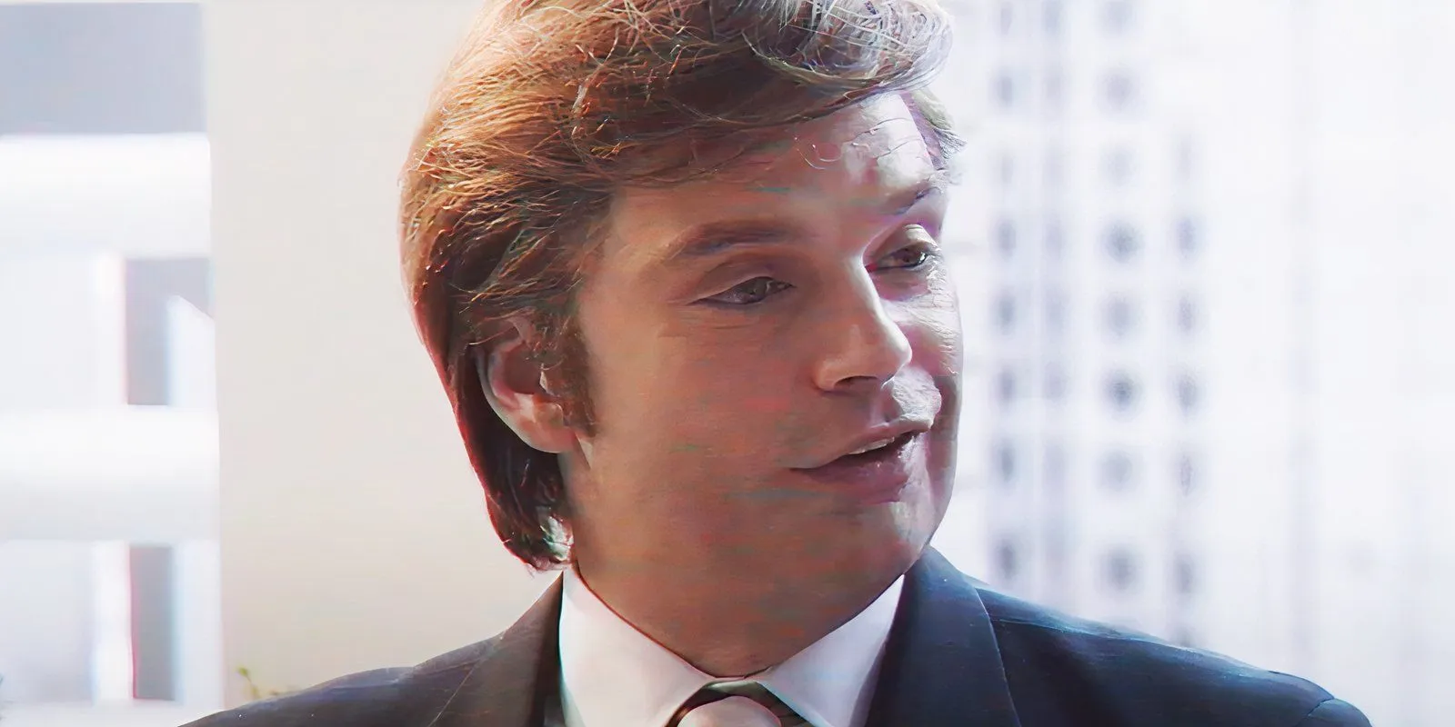 Sebastian Stan dans le rôle de Donald Trump dans The Apprentice