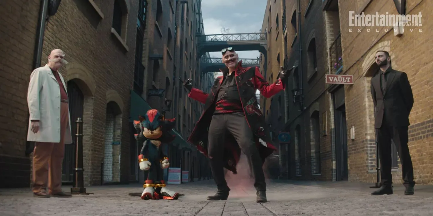 Shadow the Hedgehog con Robotnik e Stone